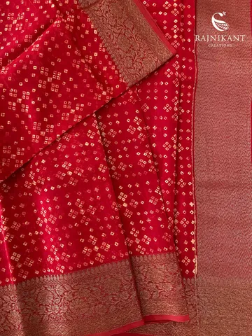 red-chanderi-saree-rka7518-b