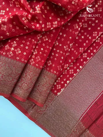 red-chanderi-saree-rka7518-d
