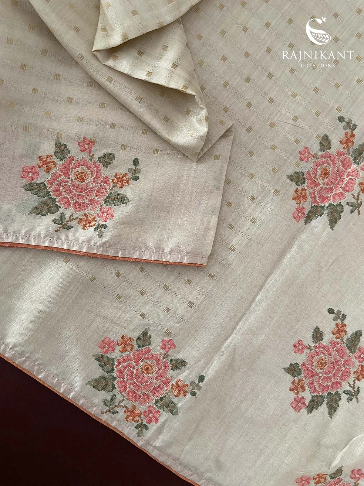 cream-semi-tussar-saree-with-cross-stitch-rka9048-a