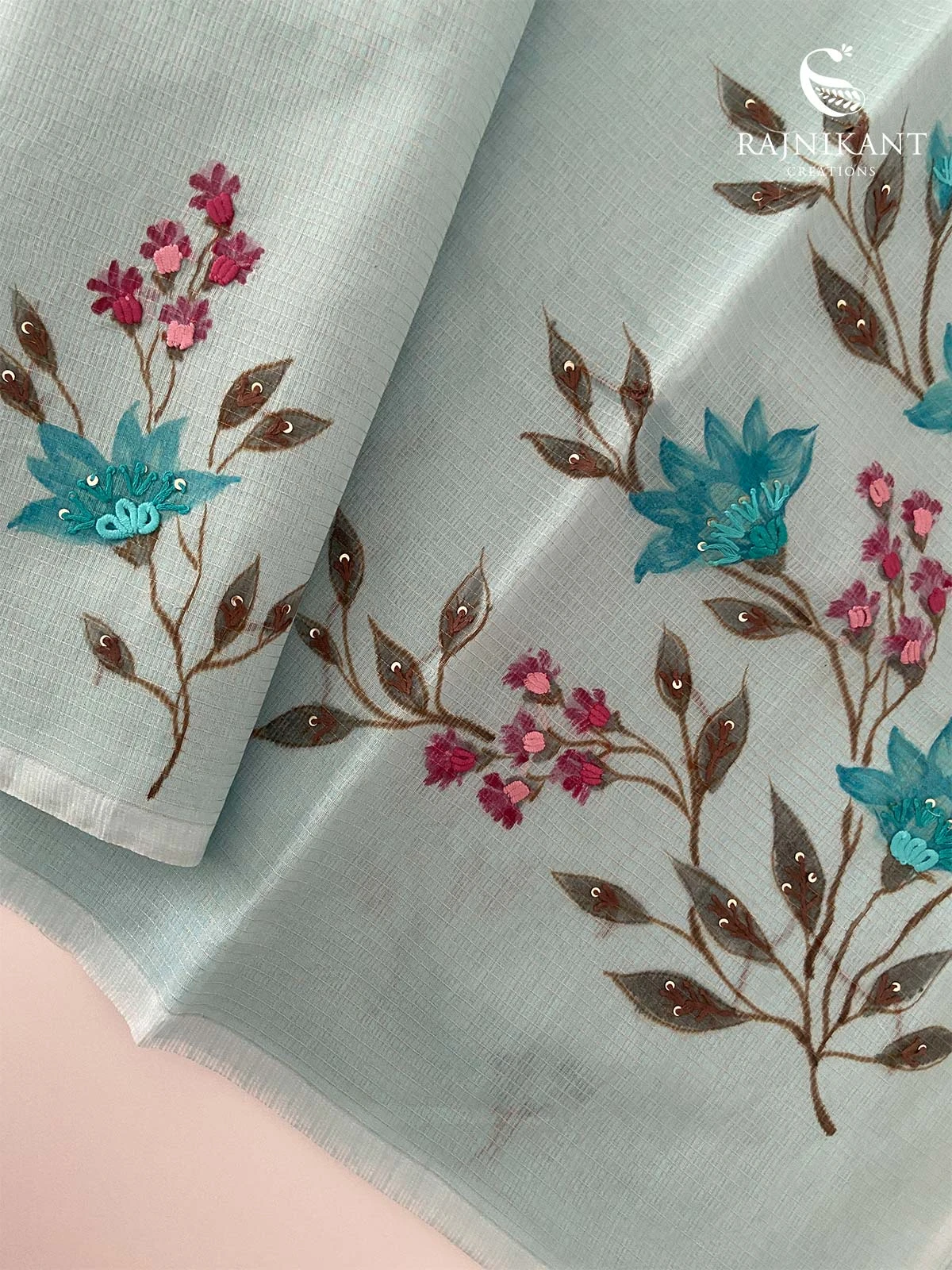 beautiful-blue-mercerised-kota-saree-rka9647-2-a