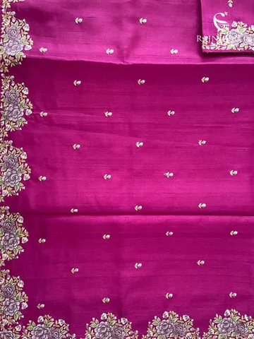 magenta-semi-tussar-saree-rka9048-2-c