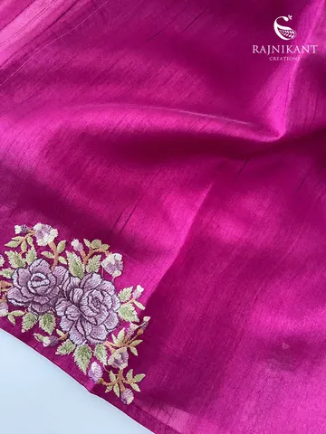 magenta-semi-tussar-saree-rka9048-2-e