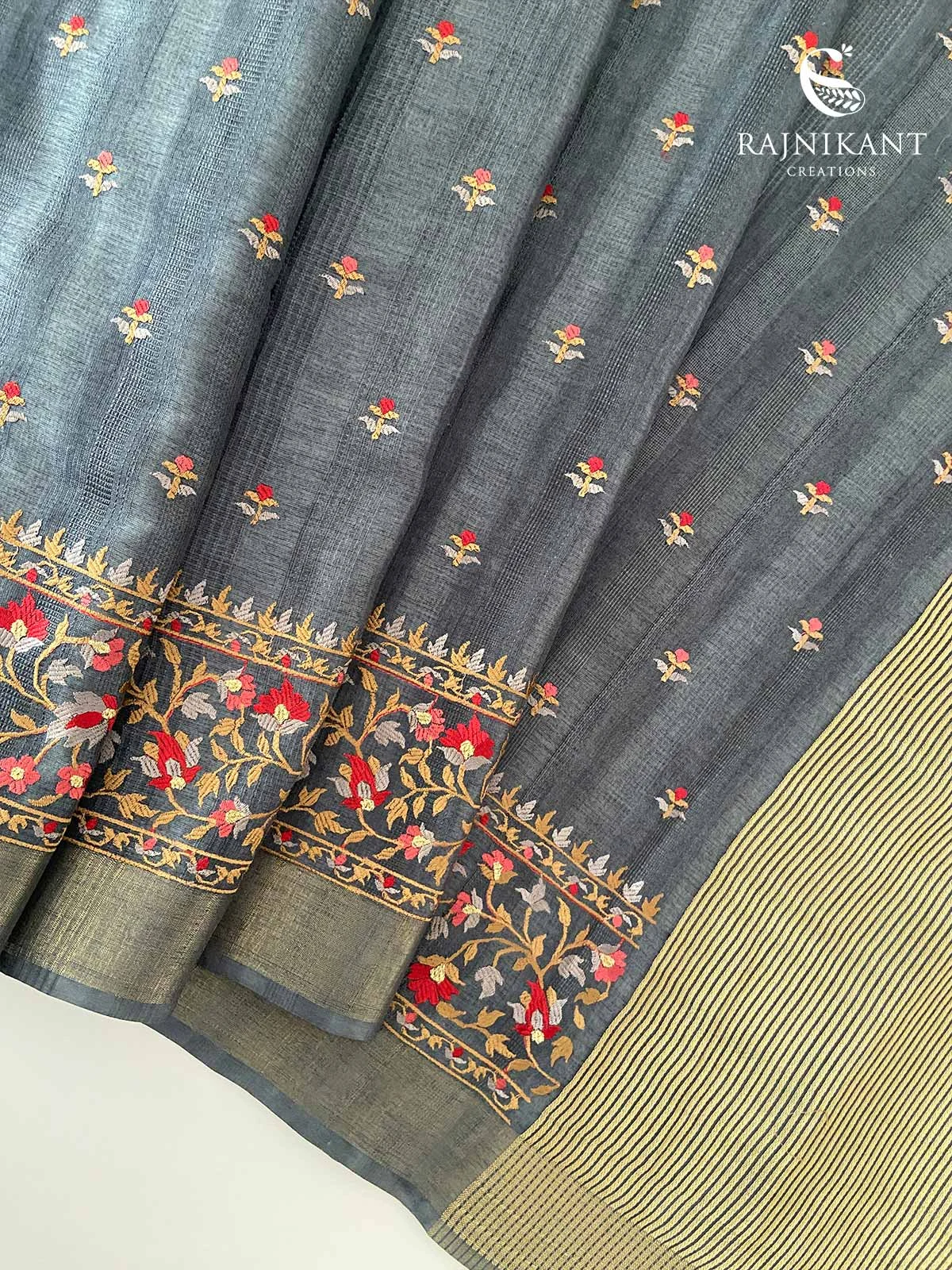 grey-semi-tussar-saree-kashmiri-styled-embroidery-rka9079-1-a