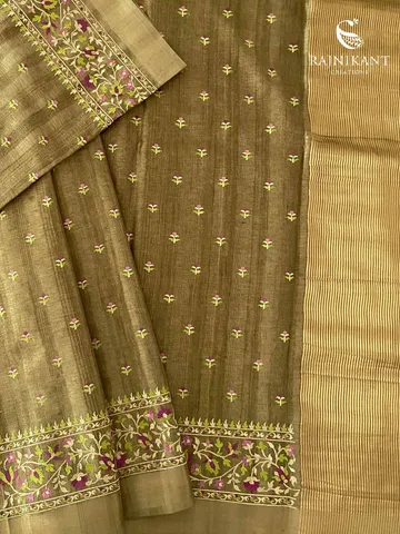 green-semi-tussar-kashmiri-styled-embroidery-rka9079-b
