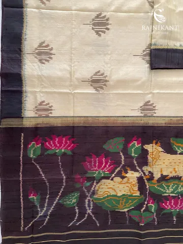 cream-black-patola-pichwai-saree-rka9429-1-c