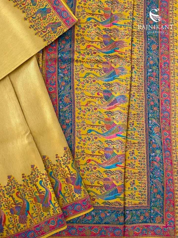 mustard-jacquard-banarasi-saree-in-kashmiri-design-rka9547-b