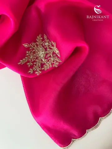 fuchsia-pink-organza-saree-with-zardozi-work-rka9644-d