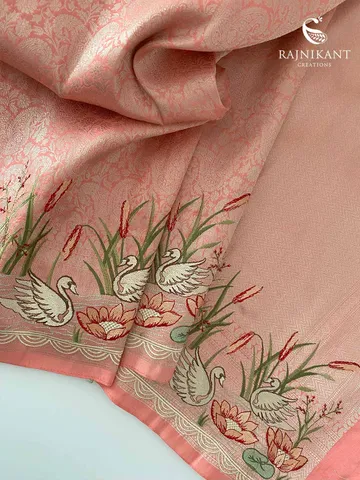 peachy-pink-banarasi-jacquard-crepe-saree-with-swans-rka9695-1-d