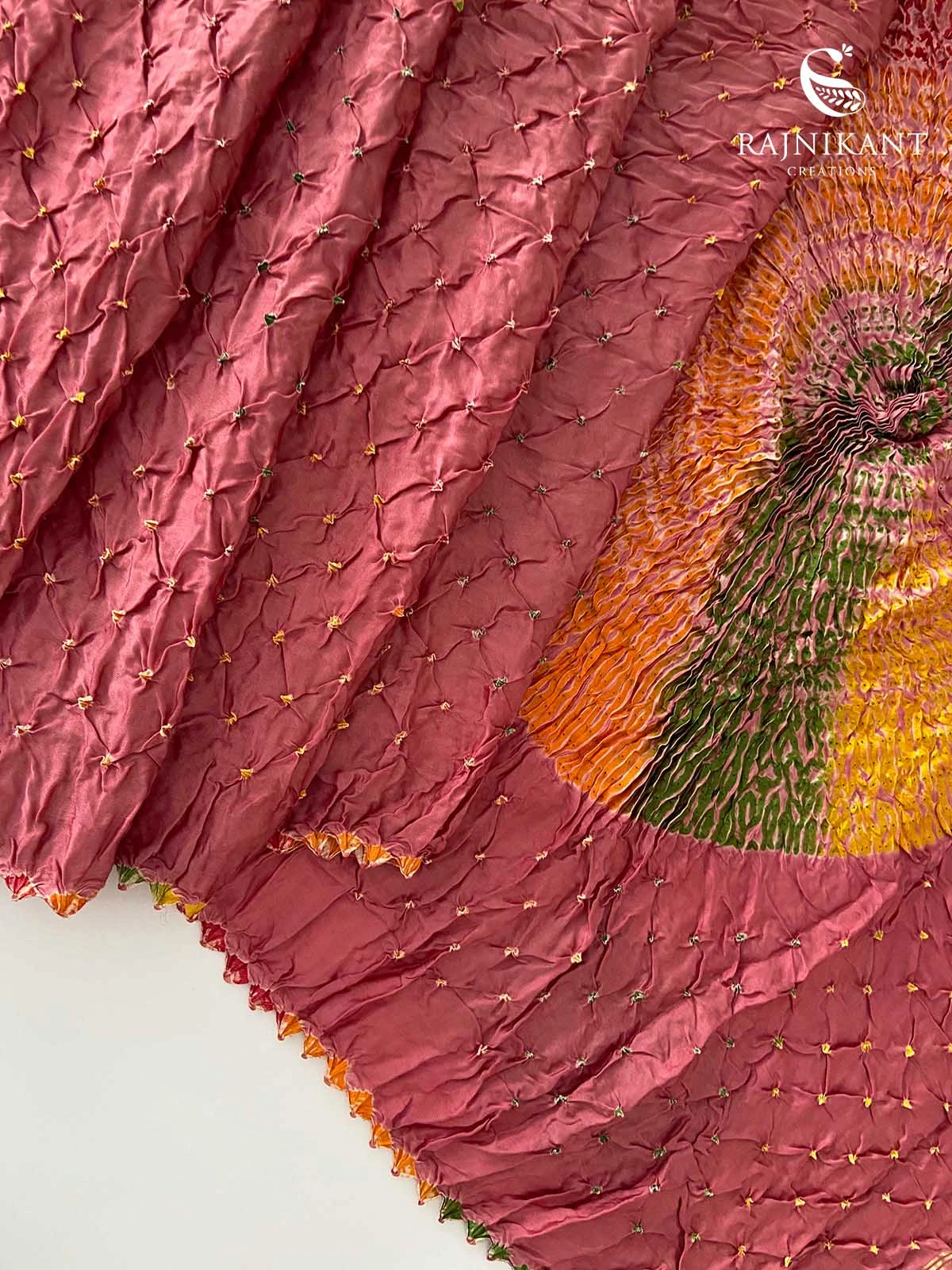 multicolour-bandhani-on-pink-gaji-satin-rka9985-a