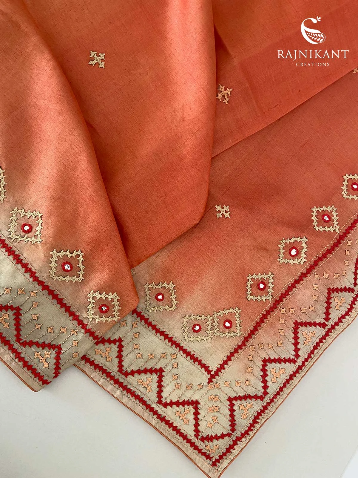 sunset-glow-kutchwork-tussar-saree-rka6551-a