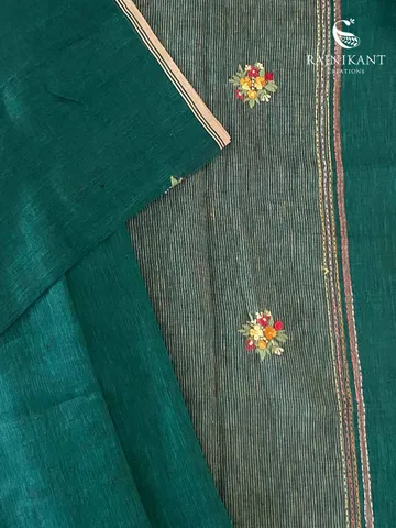 gorgeous-green-linen-saree-rka8020-1-b