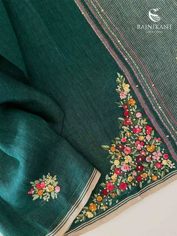 gorgeous-green-linen-saree-rka8020-1-d