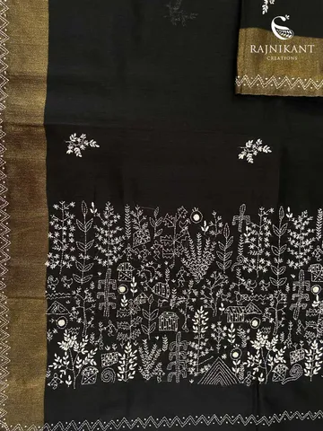 black-white-in-matka-tussar-saree-rka8365-c