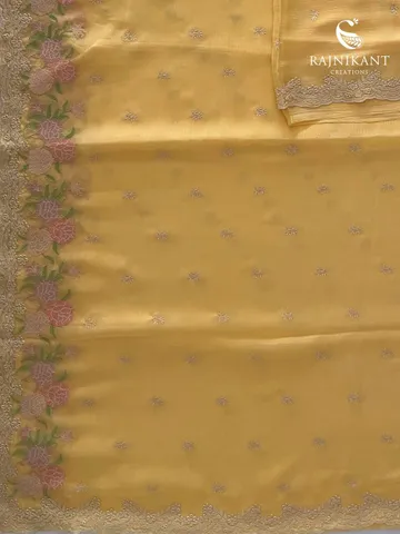 mango-yellow-embroidered-chiffon-saree-rka5917-c