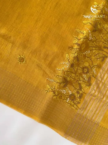 sunshine-yellow-hand-embroidered-tissue-chanderi-saree-rka4071-1-d