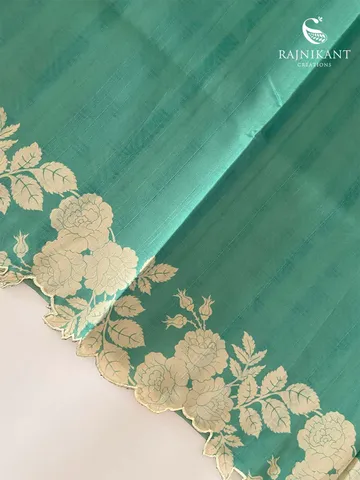 floral-cutwork-green-semi-tussar-saree-rka7183-5-d