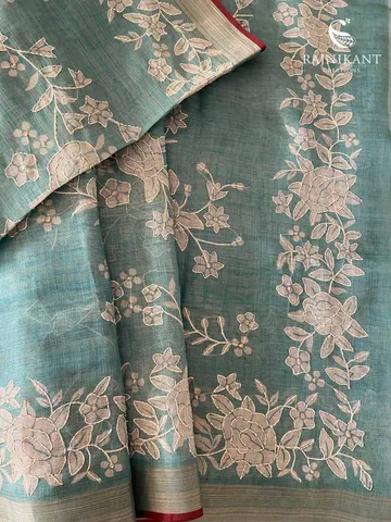 sea-blue-kantha-linen-saree-rka8223-1-b
