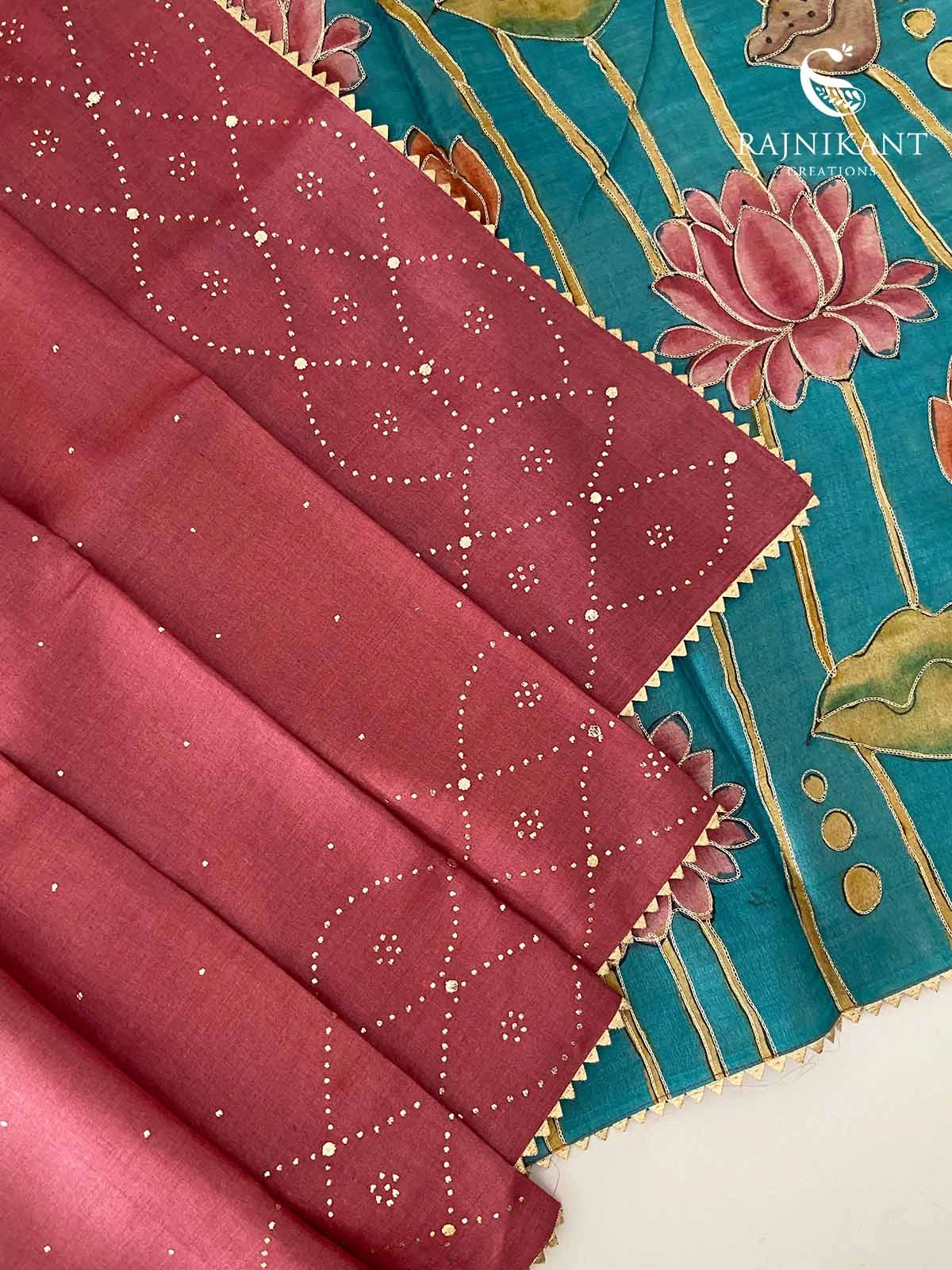 pink-mukaish-kalamkari-saree-rka8986-1-a