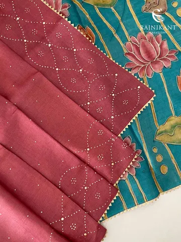 pink-mukaish-kalamkari-saree-rka8986-1-a