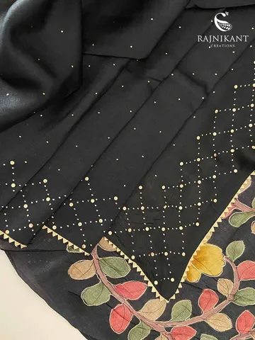 black-mukaish-kalamkari-tussar-silk-saree-rka8986-d