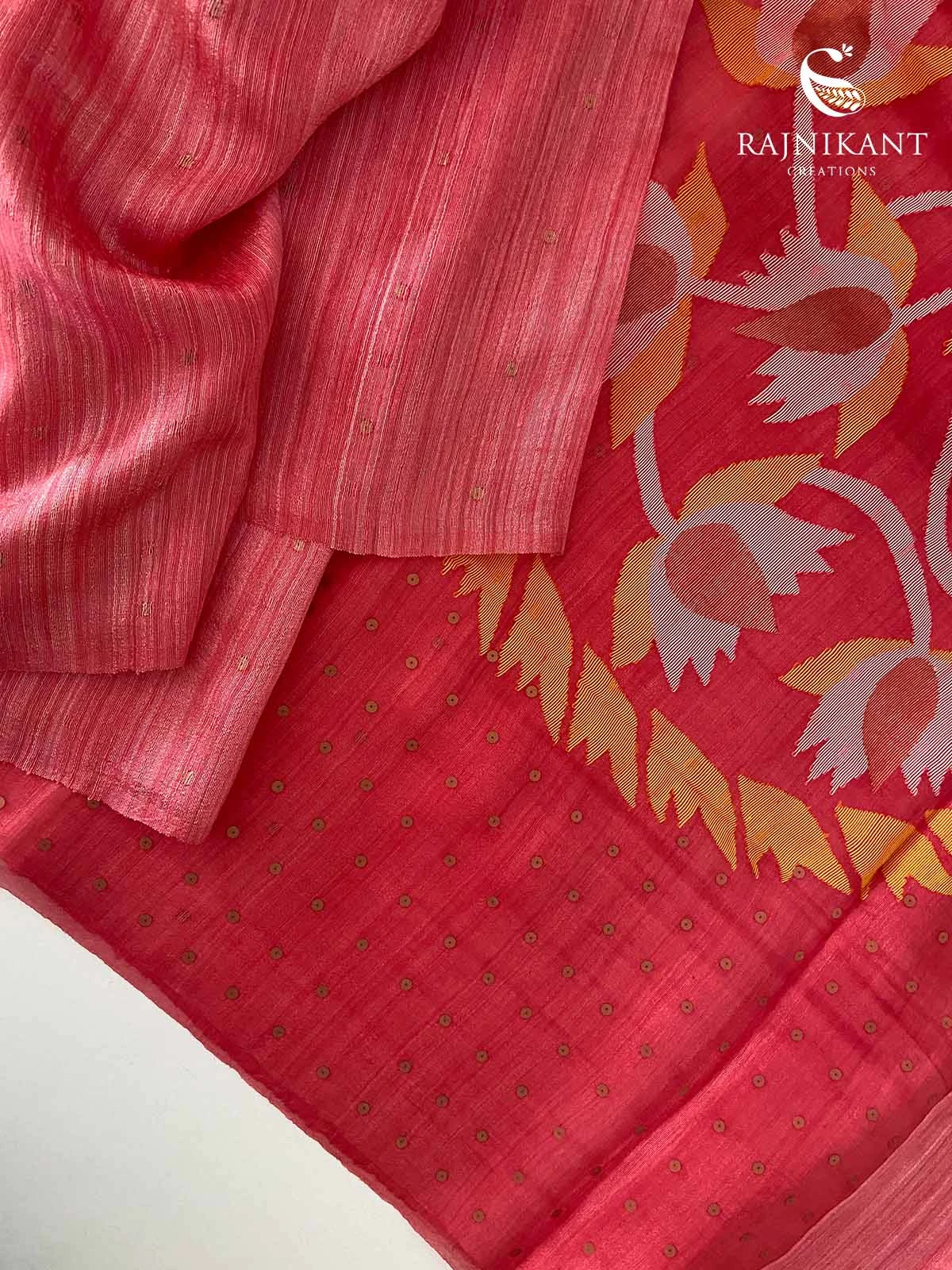 coral-jamdani-tussar-silk-saree-rka8989-a