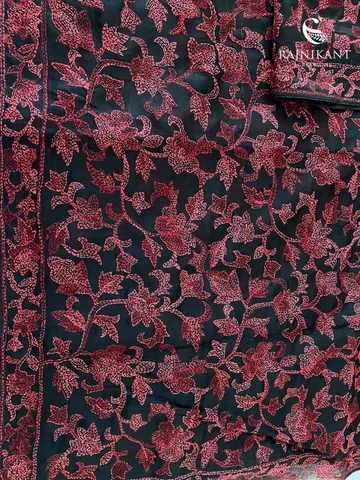 midnight-blossoms-black-kantha-organza-silk-saree-rka9006-c