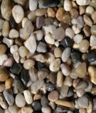 Mixed Natural River Pebbles 20kg bag (1-2cm)1