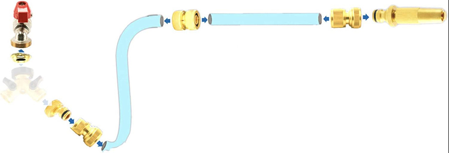 Brass Quick Connector kit3