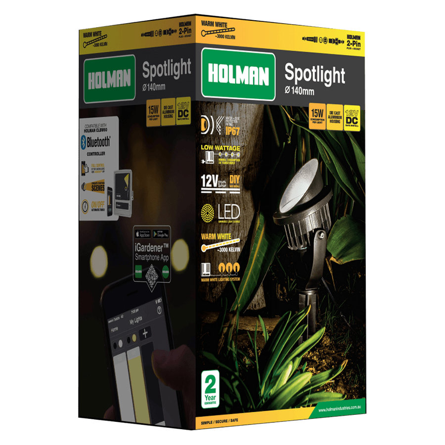 Holman 140mm Warm White Spotlight1