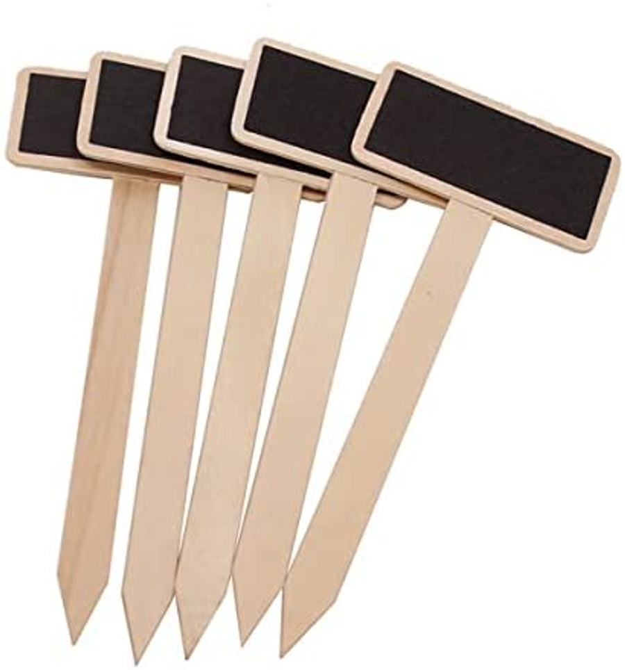 Wooden Name Label Stick with Chalk 5 pcs1