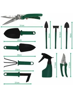 10 Pcs Gardening Tools Set Gifts Ergonomic Non Slip Handle Garden Hand Tools Kit3