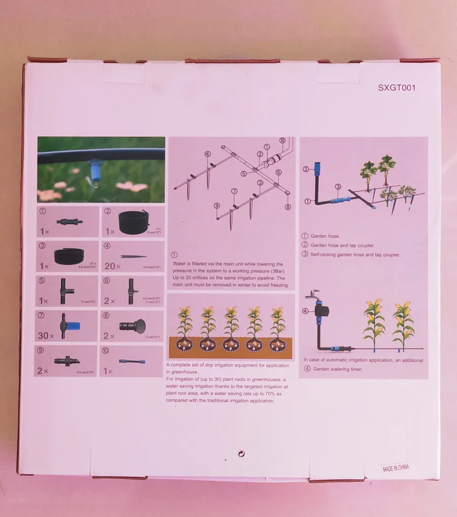 Drip irrigation full set (5m×20m)2