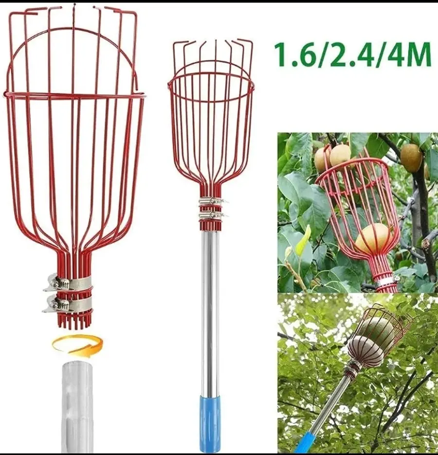 Fruit Picker with 3m telescopic stick1