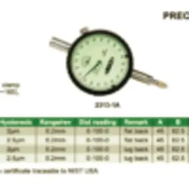 Precision Dial Indicator - 2313-1A2