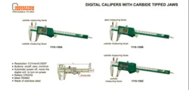 Digital Caliper with Carbide Tipped Jaws - 8'' / 200MM - 1110-200B2