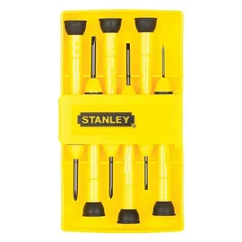 66-052-bi-material-handle-precision-screwdriver-set-6-piece-red-stanley-66-052-a