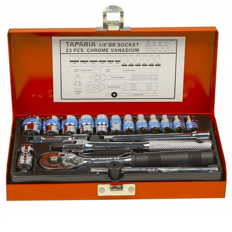 taparia-sockets-set-square-drive-14-s14h-a