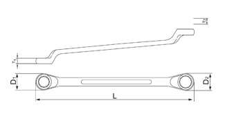 18 - 20 x 22 Ring Spanners, Taparia-1