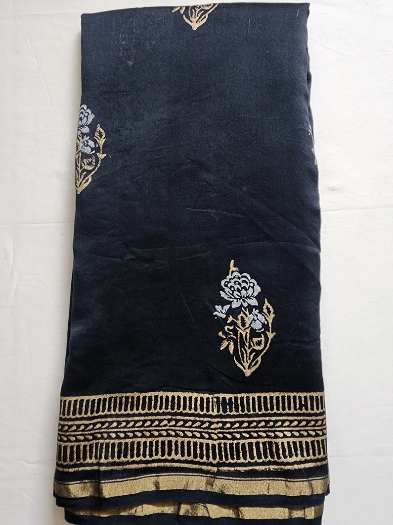 Black Chanderi Sarees1