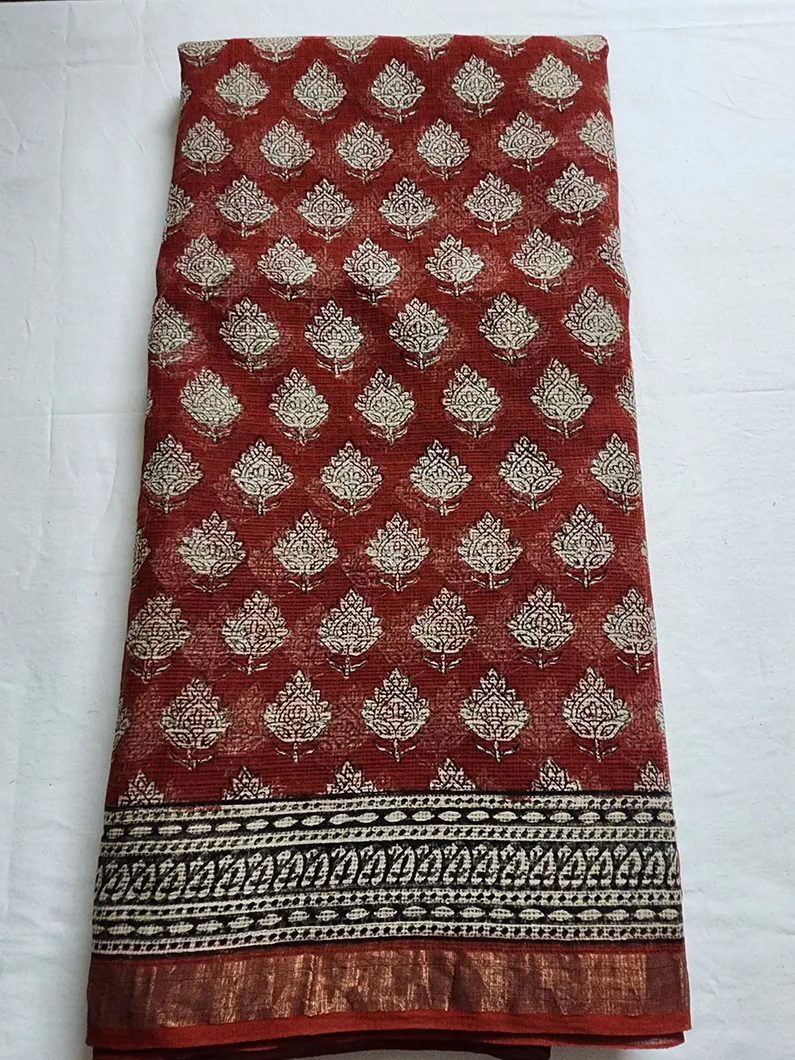Red Kota Doriya Sarees1
