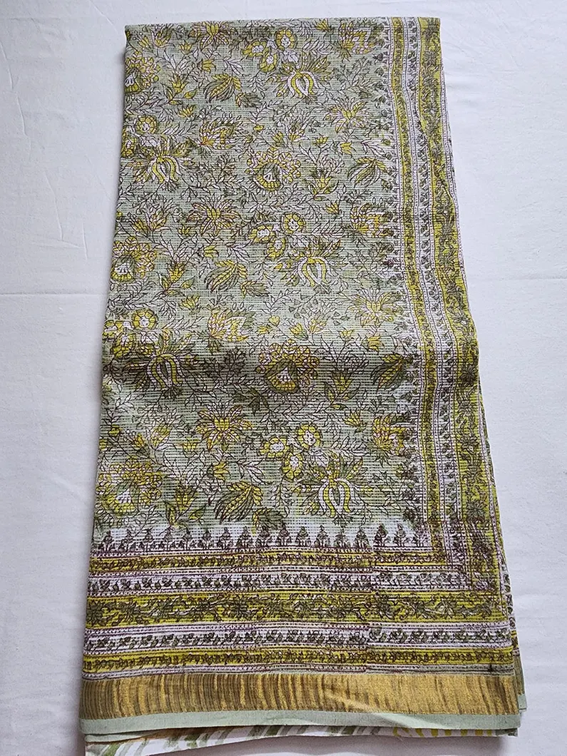 Pista green Kota Doriya Sarees1