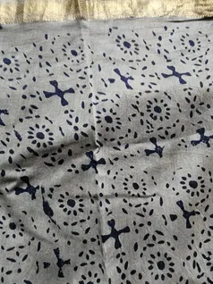 Grey Maheshwari Silk3