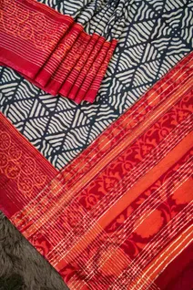 black-rapid-printed-muslin-silk-red-border-saree-hny0506-hny0506-b