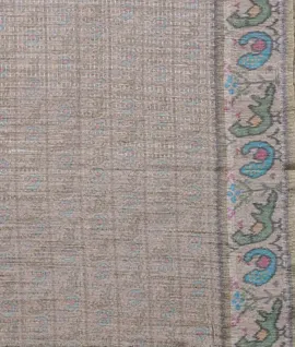 brown-vegan-tussar-silk-saree-with-zari-weave-ikat-print-pallu-hny00605-e