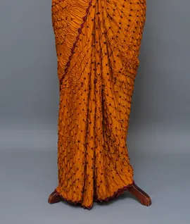 mustard-modal-silk-satin-saree-bandhini-with-ajrak-pallu-blouse-hny00606-d