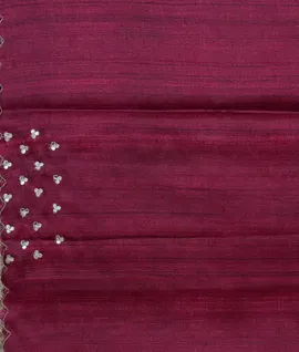 soft-tussar-silk-saree-in-burgundy-with-mirror-and-zari-embroidery-digital-print-hny00609-e