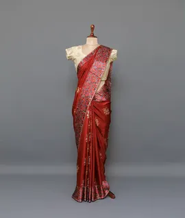 maroon-mashru-silk-saree-banarasi-weave-with-ajrak-inspired-border-blouse-hny00611-b
