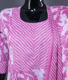 floral-print-with-leheriya-print-in-pant-and-dupatta-with-hand-embroidery-sequin-in-the-yoke-hsk0003-c
