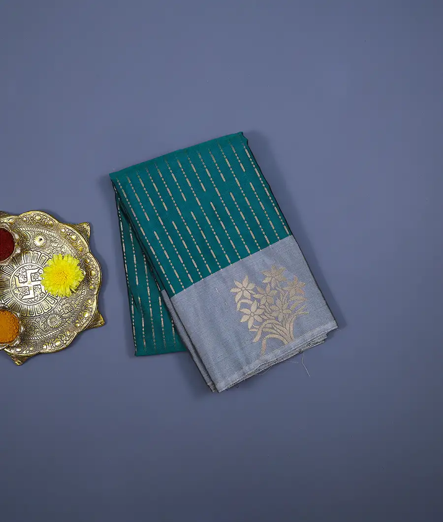turquoise-soft-silk-saree-unique-motif-pattern-hny00617-a