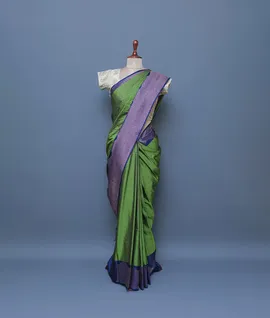 olive-soft-silk-saree-antique-zari-wave-design-hny00627-b
